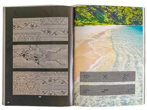 [正喜絹織物]本場奄美大島紬 柄見本 大正・昭和 紬おかげ(クリアファイル付き)