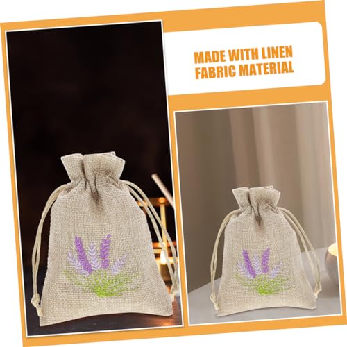 Bolsas de saco de lino para lavanda 5 piezas miniatura 7