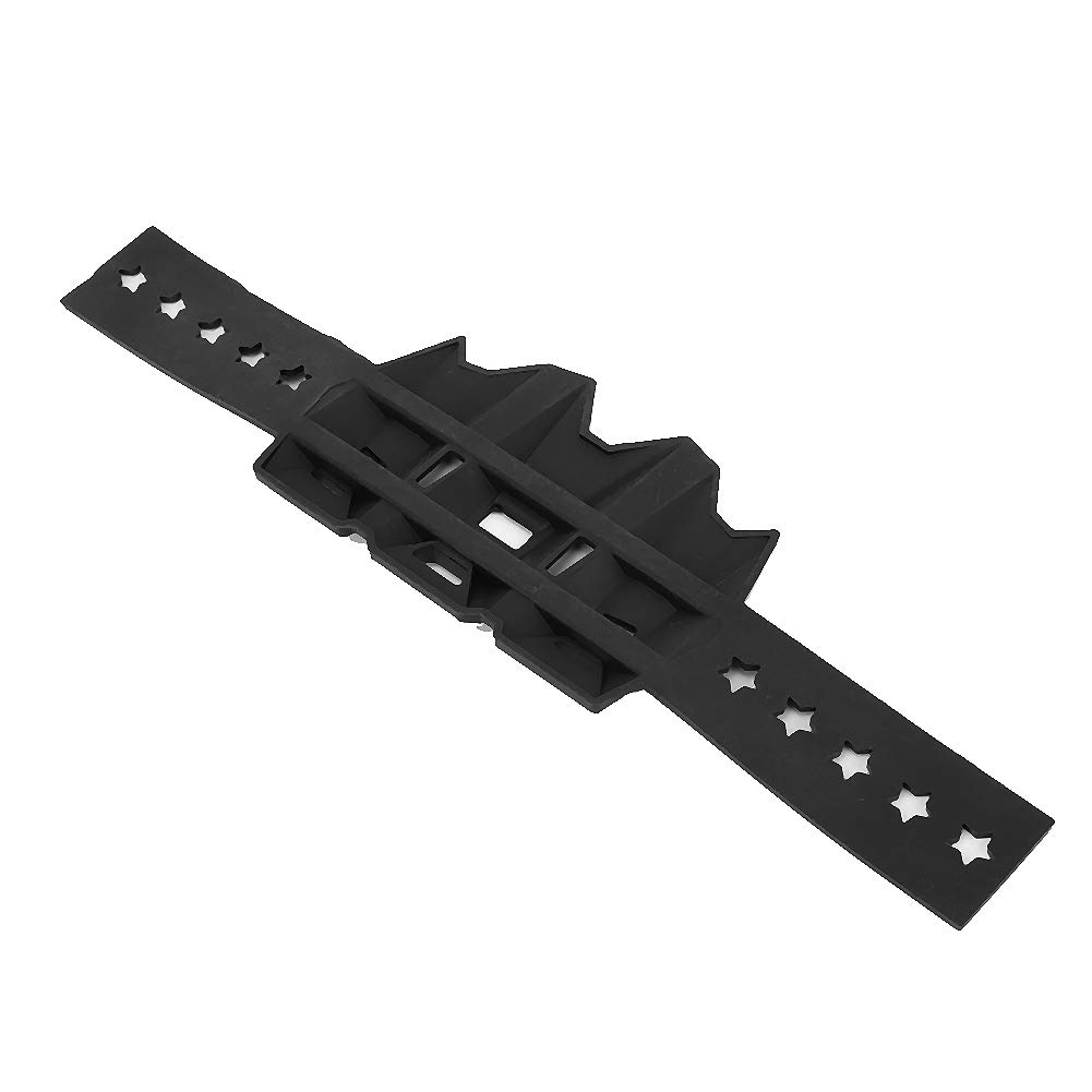 Protezione del tubo di scarico, protezione della copertura della protezione del tubo dello scudo termico di scarico del motociclo in silicone universale(Nero)