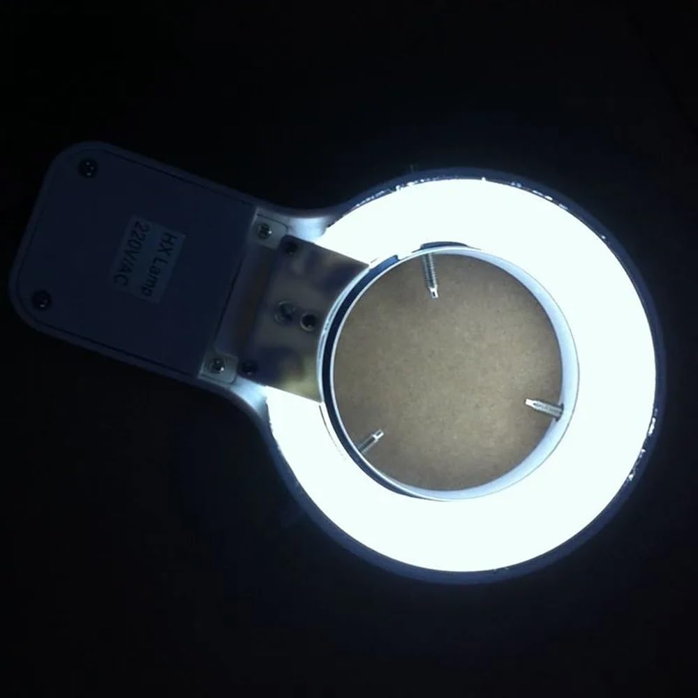 Accessori per microscopio da laboratorio Illuminatori for microscopio 2 PZ/LOTTO Diametro interno 64mm Lampada ad anello fluorescente 8W Luce ad anello fluorescente for illuminazione del microscopio s