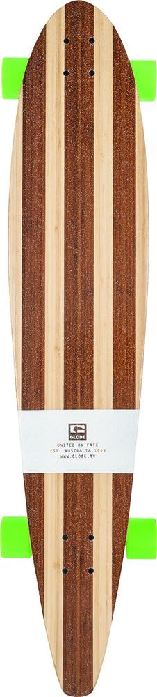 Globe Big Pinner Bamboo Longboard - Bamboo/Green