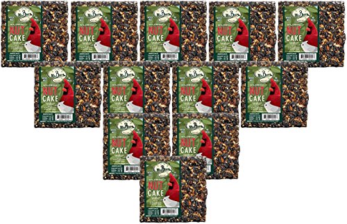 JCs Wildlife 12 Pack Mr. Bird Nut Cake, 8 oz