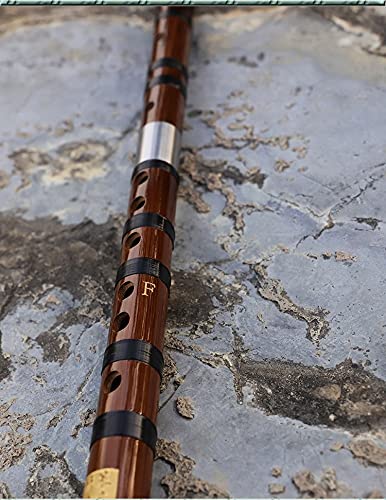 Flauta de bambú Instrumentos musicales Profesional Transversal Dizi Bambu Flauta D de tono alto (Color : G)