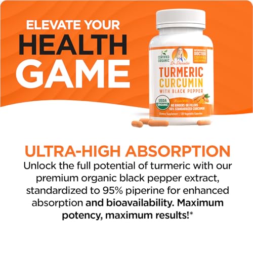 Doctor Danielle Organic Turmeric Curcumin Supplement
