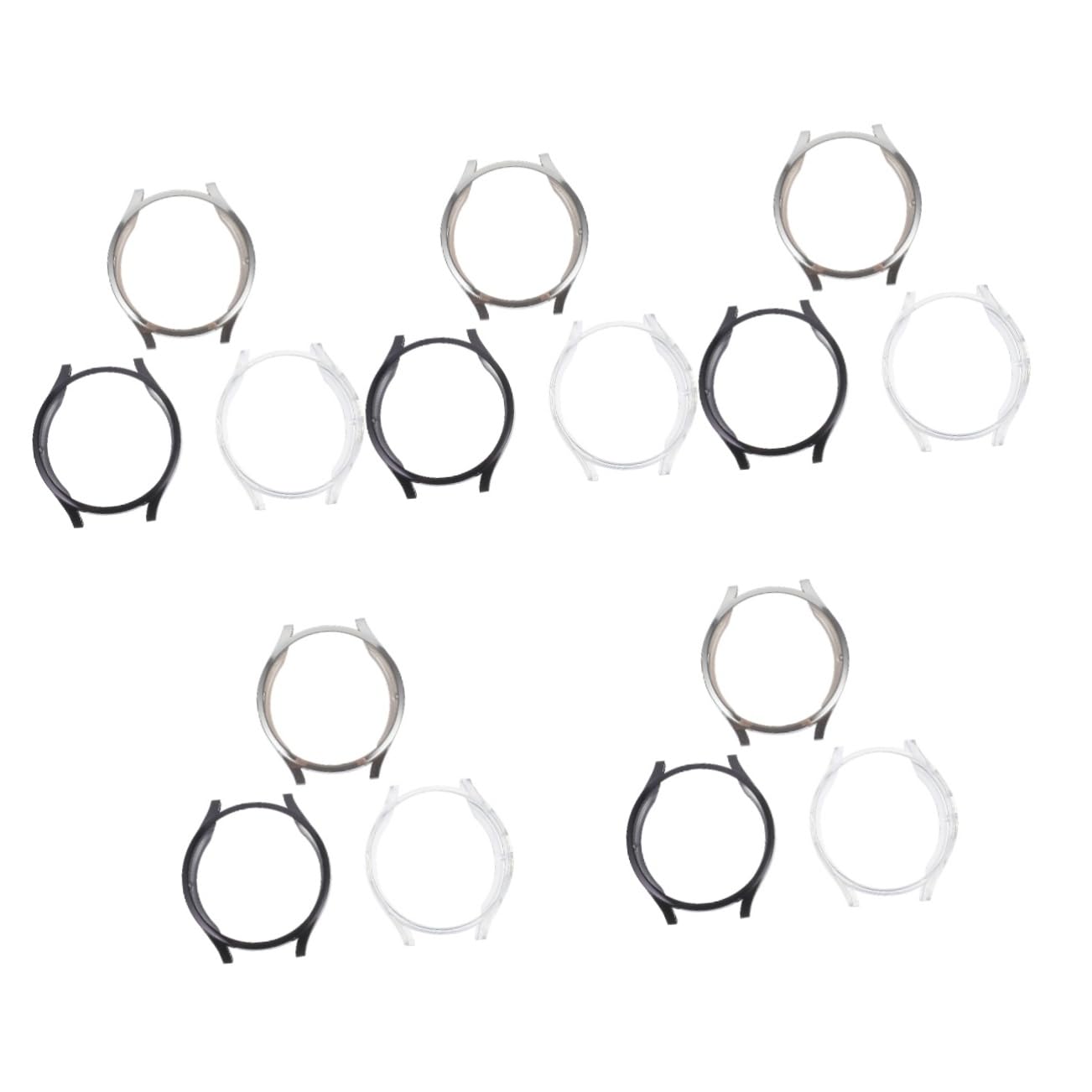 HOMSFOU 30stücke Teiliges TPU Uhrengehäuse Für Watch Flexibler Schutz Kratzfest Kompatibel Mit Einfache Installation Transparent All-Round Abdeckung