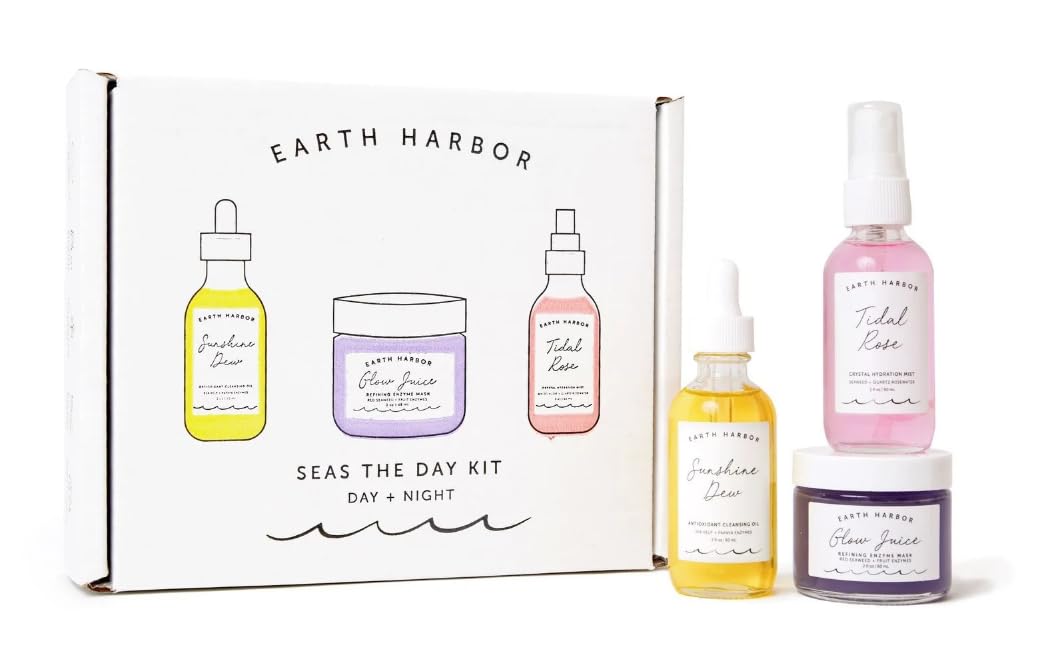 SEAS The Day Kit by Earth Harbor (Includes Sunshine Dew 60 mL, Glow Juice 60 mL, and Tidal Rose 60 mL)