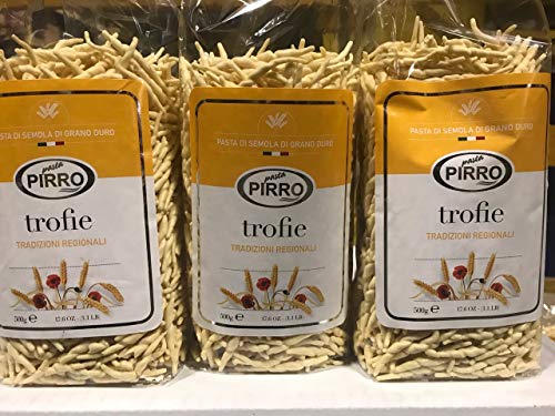 Pirro Trofie Pasta from Italy - 3 packs