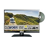 Gelhard GTV1682PVR DVD 16 Zoll Widescreen TV DVB-S2-T2 Full HD 12/24/230 Volt mit PVR-Funktion