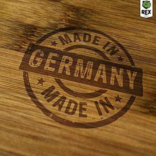 XXL Profi Edelstahl Grillzange Rex Garden Edelstahl extra lang 58cm BBQ Tongs Räucherzange Grillen Steak Zange massive Qualität langlebig