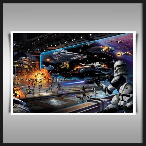 STAR WARS BATTLEFRONT アートパネル Amazon.com: STAR WARS BATTLEFRONT HUGE A1 CANVAS ART PRINT