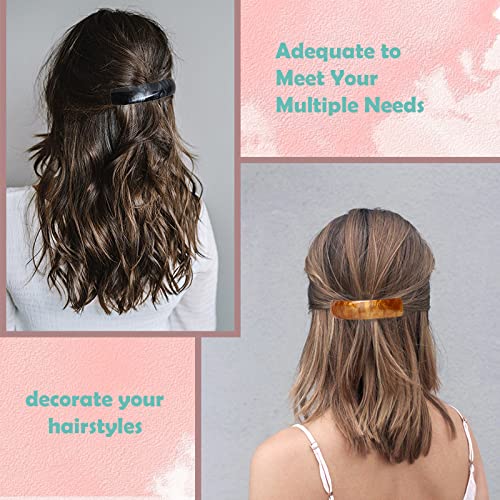 Retro Large Hair Barrettes for Women, Hair Clips French Clip Barrettes Exquisite Hair Clips for Women Ladies, pack of 6 (Classic Pattern) image 5
