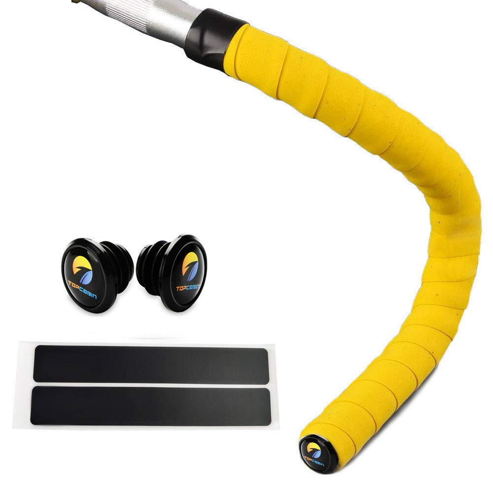 topcabin lenkerband Fahrrad Lenkerbänder,2 Rollen Comfort für Citybike Road Bike Lenker Band(Gelb) Sport & Freizeit Size:7.5 UK Kinderfahrrad 12 Zoll ab EP:MinimumQty|1
