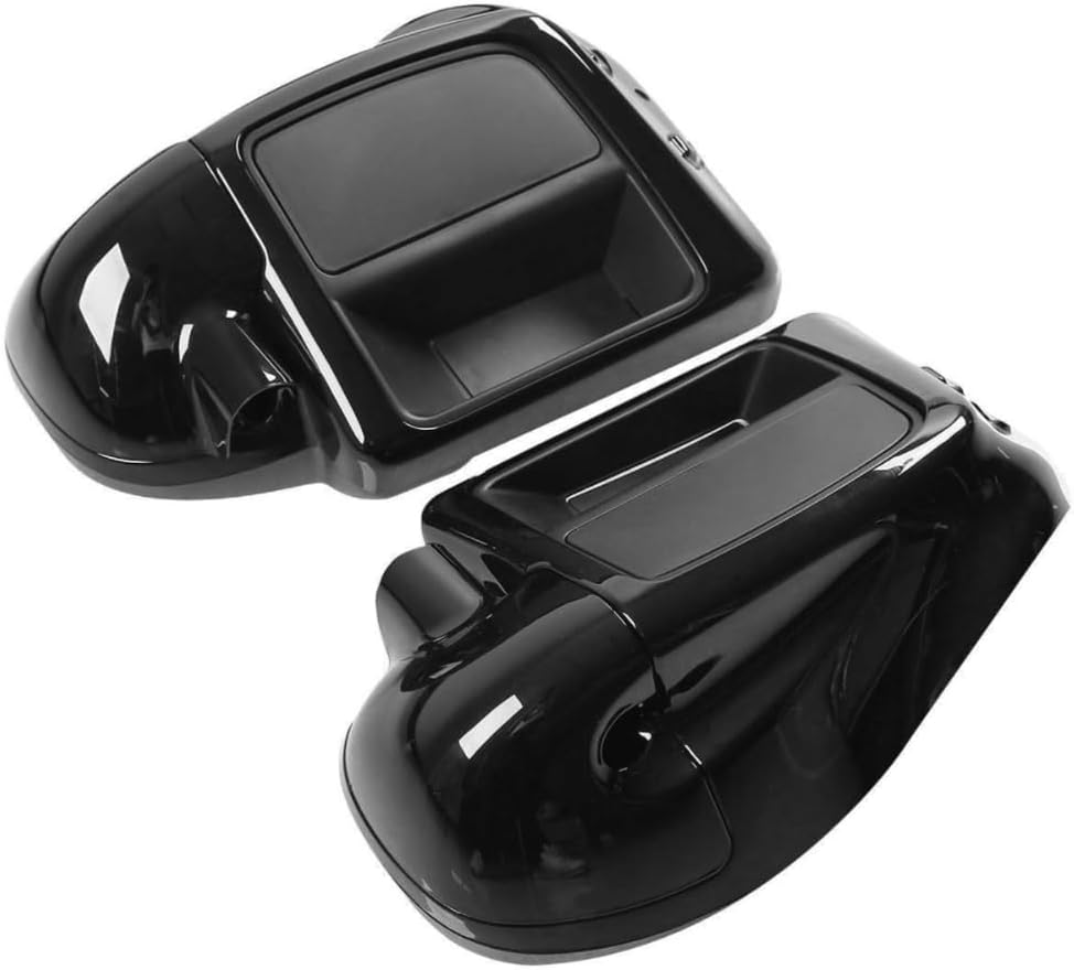 Black Lower Vented Leg Fairing for CVO for CVO for CVO Tri Glide for Electra Glide for Electra Glide Low for Freewheeler for for Road King -(ABS Plastic)