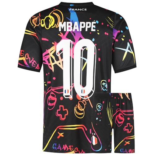 Frankreich Fußball Trikot Set Mbappe - Gaming Trikot Set - Jungen -...