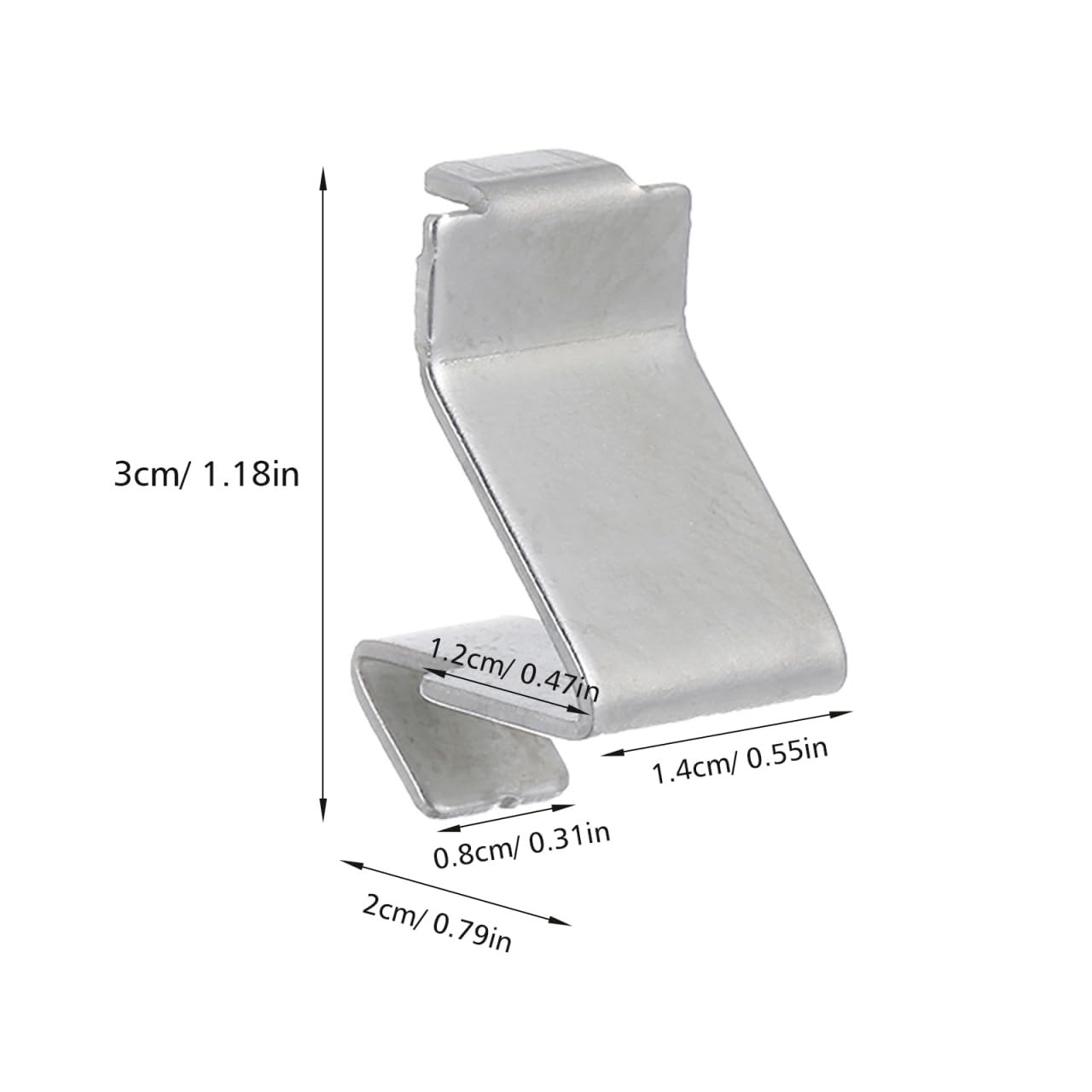 Metal Shelf Clips - Stabilize Shelves -2 Metal Shelf Clips - Stabilize Shelves -2