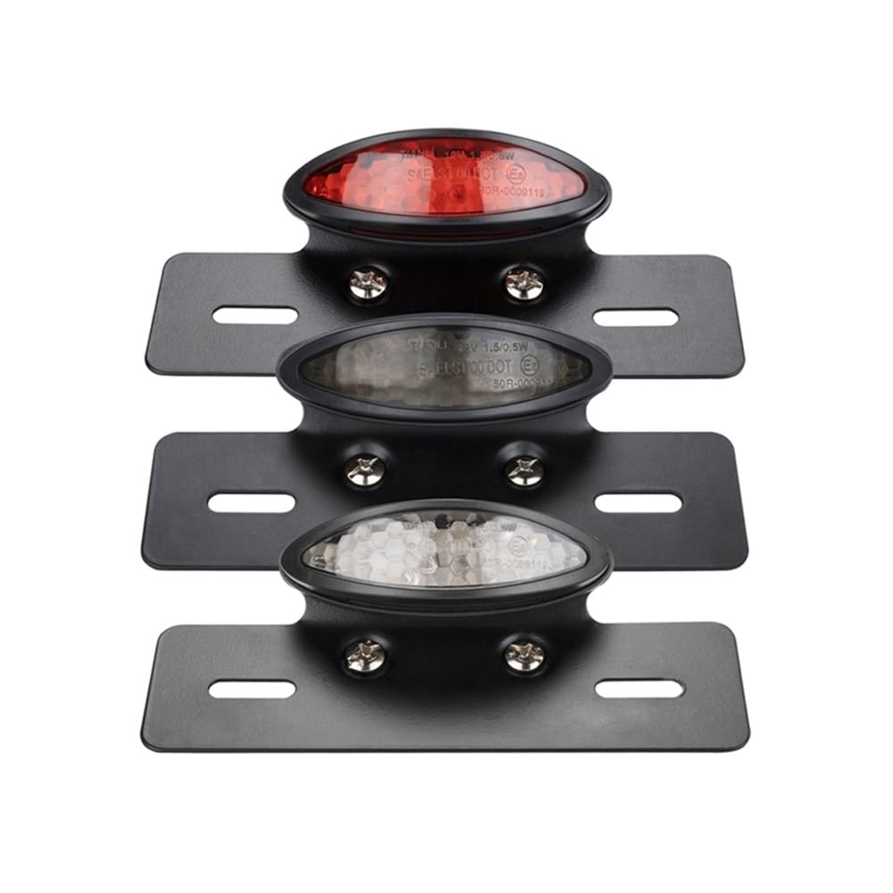 Fanale posteriore Luce Posteriore A LED Per Moto, Luce Di Stop, Luce Targa, Luce Freno Posteriore Per ATV, Luce Freno, Luce Di Segnalazione
