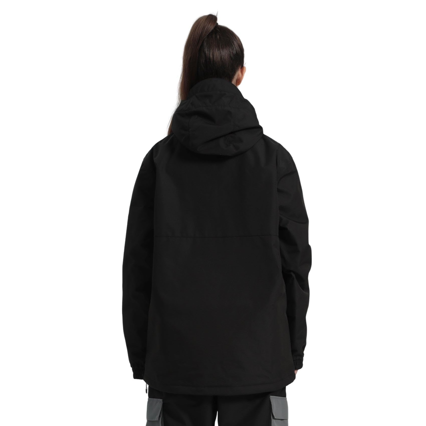 GSOU SNOW Damen Baggy Snowboardjacke, Wasserdichte Atmungsaktive Skijacke