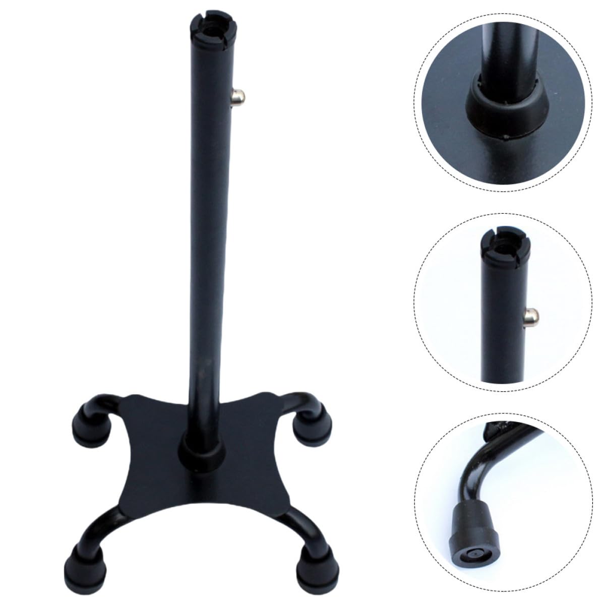 Base Antiscivolo per Stampelle Punta Spessa, Cuscinetto di Ricambio per Bastone da Trekking da Passeggio, Supporto Ammortizzante per Anziani e Attività Outdoor