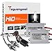 Teguangmei 2X H4 55W Coche de Kit de Conversión de Faros de Xenón HID Bombilla de Faro Blanco de Súper Brillante de 6000K + 2 Balastos HID Ultrafinos 12V