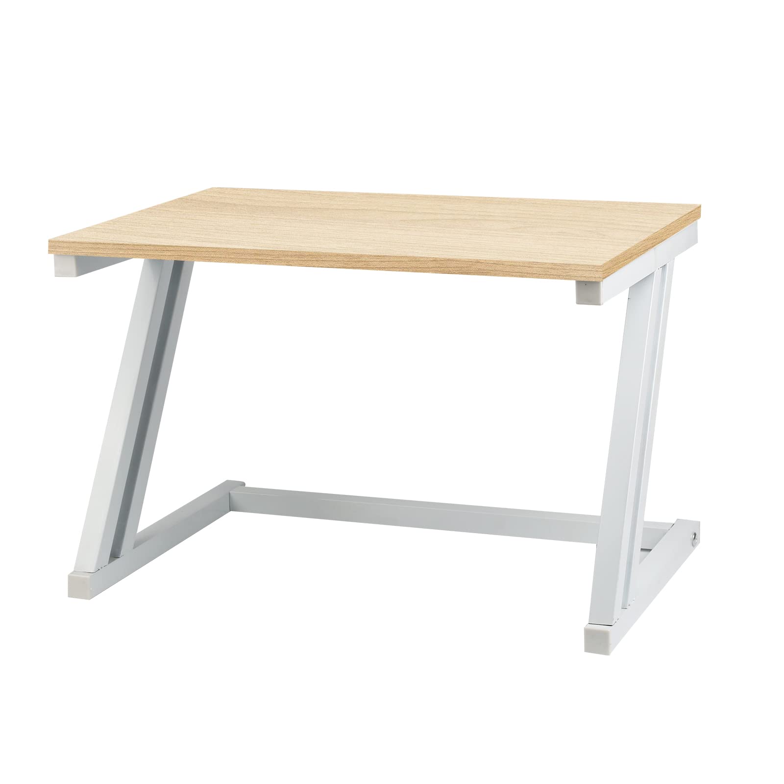 LANTUS Mensola stabile in legno per forno a microonde con ganci supporto per forno, griglia per arrosto, ripiano piano di lavoro per forno a microonde mensola di immagazzinaggio da cucina