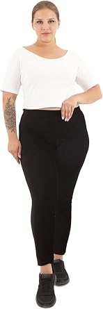 Kad n Siyah Fitilli Kadife Tayt, B y k Beden, 4XL