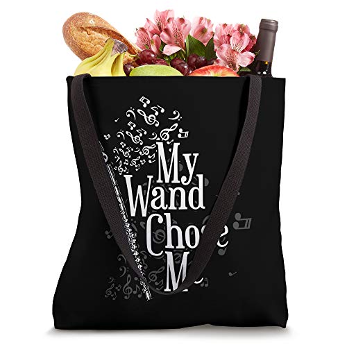 image for Musical Instruments Tees & Gifts My Wand Chose Me Flutist Gifts Music 