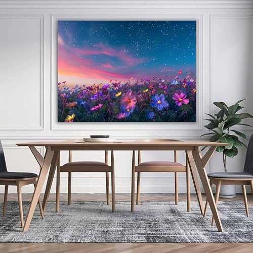 Toile décoration murale paysage moderne 80x120cm grand format