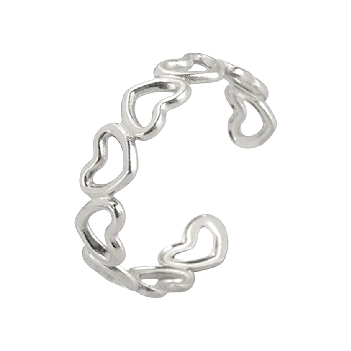 New 2026 Stainless Steel Ring For Woman Geometric Adjustable Open Finger Heart Flower Leaf Snake Jewelry Valentine's Day Gift Fashion Accessories Creative Jewelry Fashion Accessories Creative Gift