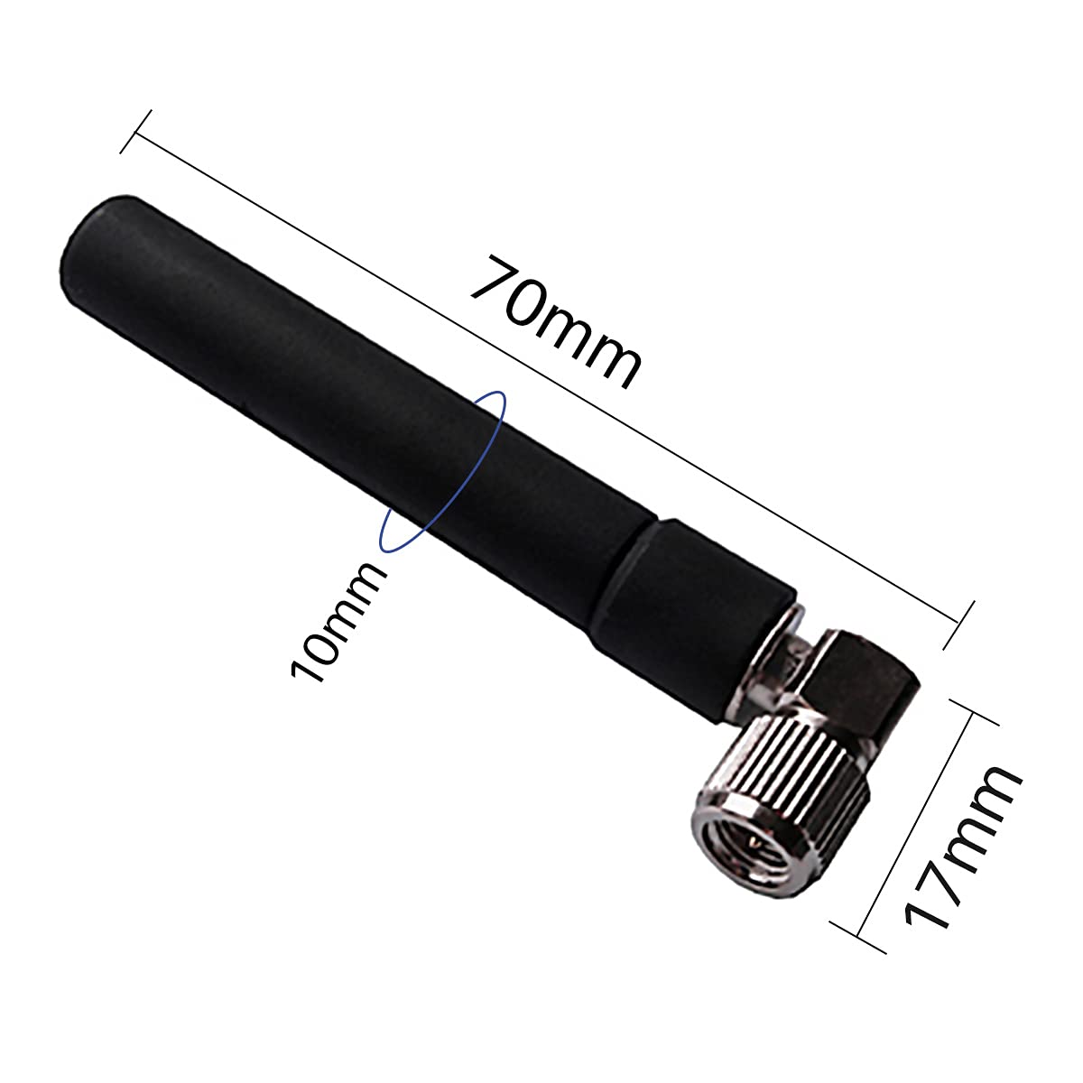 Antenna Pieghevole 433 MHz Attacco SMA - Foto 4