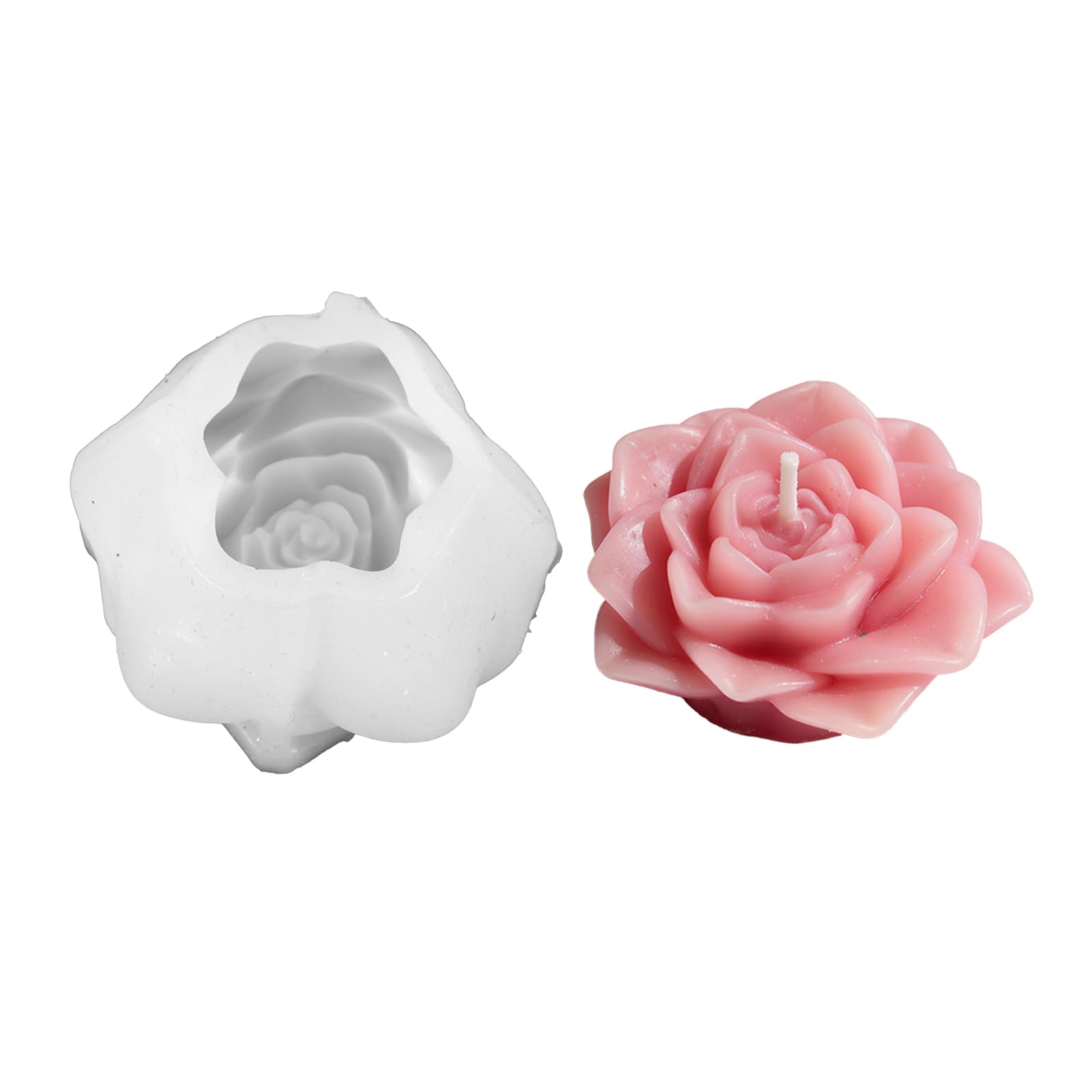 HZBB Silicone Molds Multipurpose Silicone Baking Tool for Making Soap Chocolate Cake Decoration Elastomer Cast