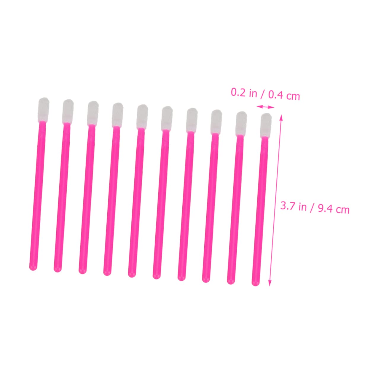 FRCOLOR 100pcs Lip Applicator Makeup Brush for Lipstick Makeup Beauty Tool Kits Easy to Carry