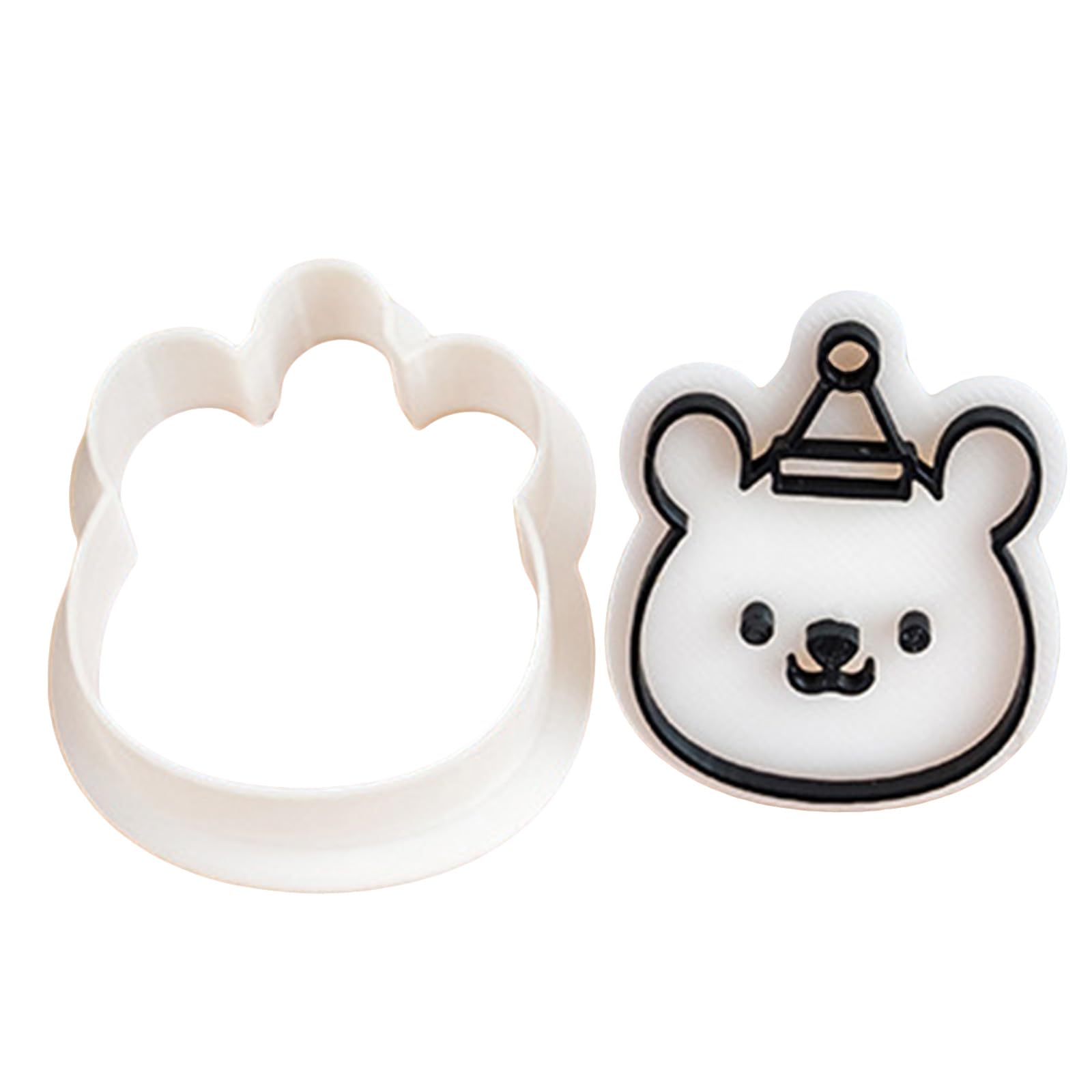 Xinsheinelry 1 Set Small Dough Molds Small Cookie Molds Biscuit Cutter Christmas Pastries Texture for Family Baking Fun Family Gathering Cookie