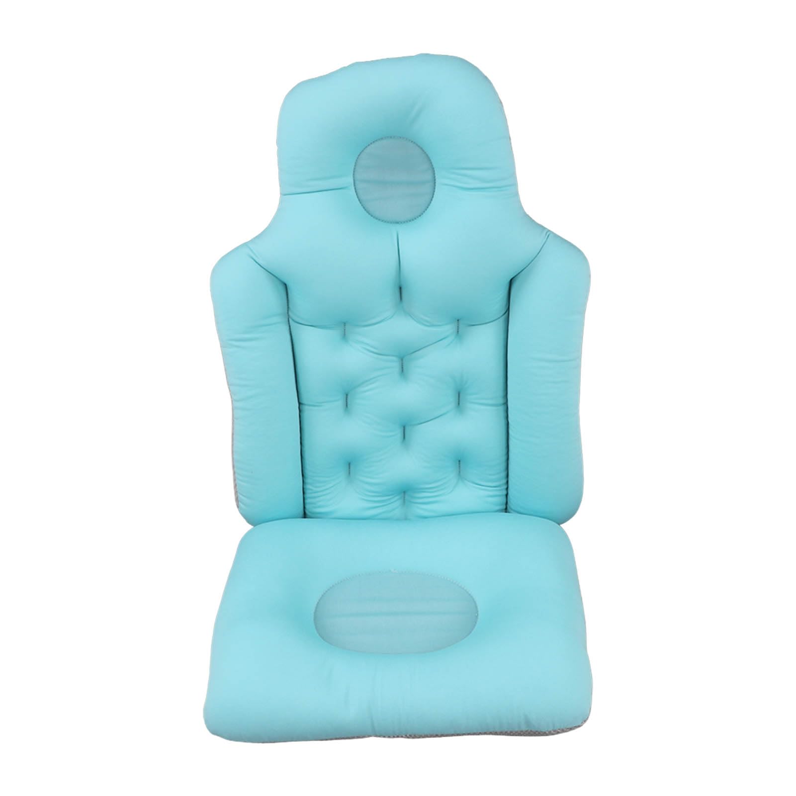 Cojín para Bañera, Suave, Elástico, de Secado Rápido, Extraíble, Lavable, Almohada de Baño para SPA para Baño para Adultos (Azul)