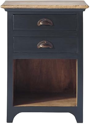 Solid Wood Limin Bedside Storage Table for Living Room