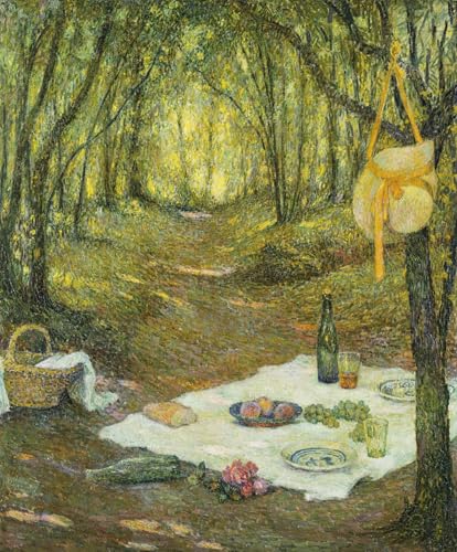 Gouter Sous Bois Henri Le Sidaner : La toile murale 60x90cm pour réchauffer un mur blanc de chambre