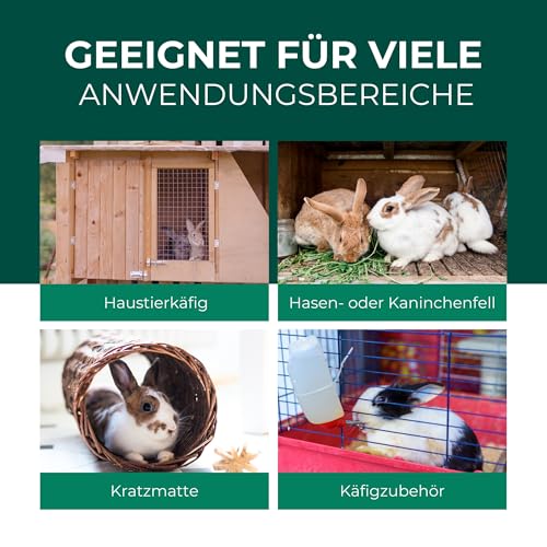 Silberkraft Milbenspray Hase Kaninchen 500ml - Effektives Anti Milben Spray für Nager - Milbenbefall behandeln bei Kaninchen Hasen Meerschweinchen