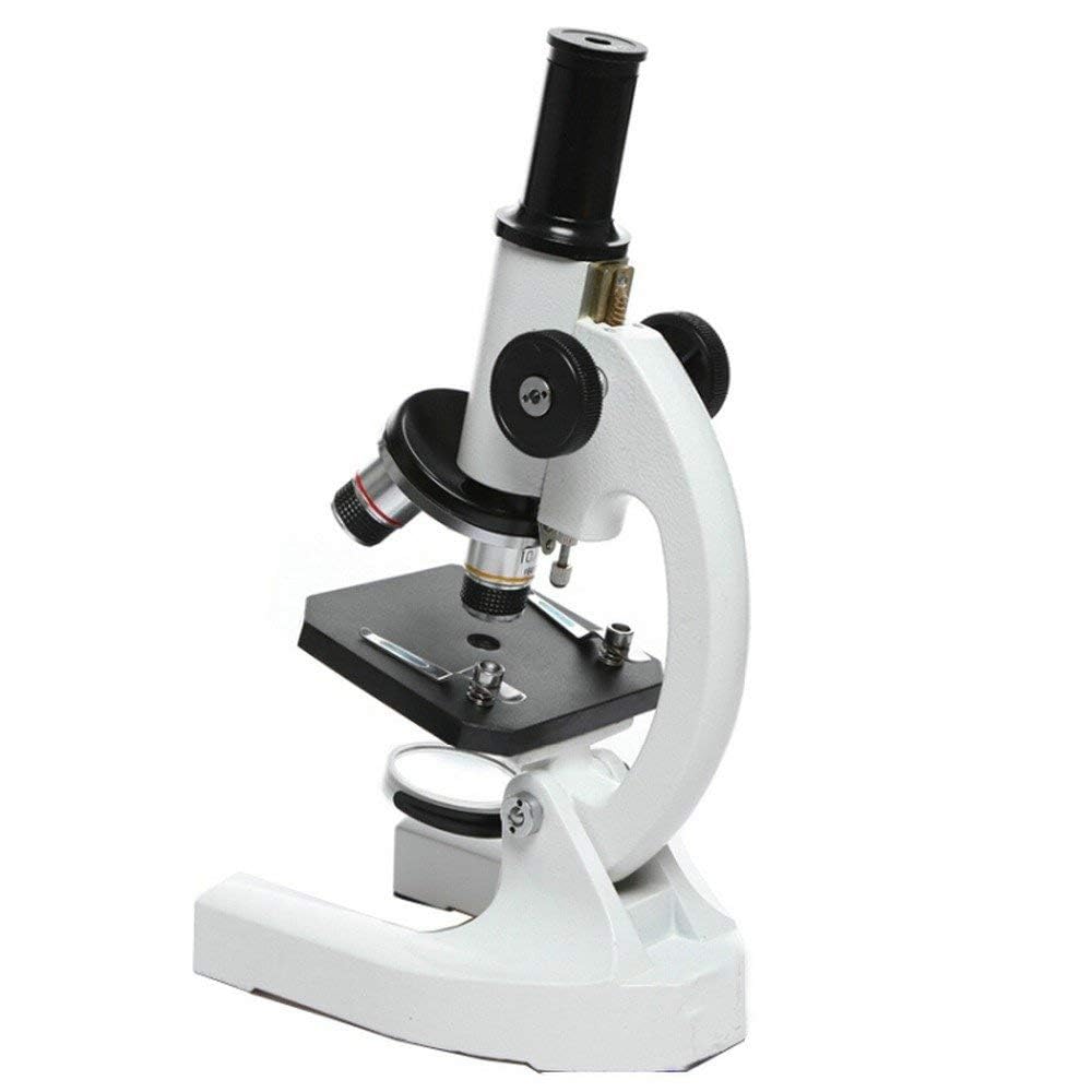 KONUS | COLLEGE 600x Microscopio Monoculare Robusto da Laboratorio, Scuola, Doppia Messa a Fuoco, Accessori Inclusi