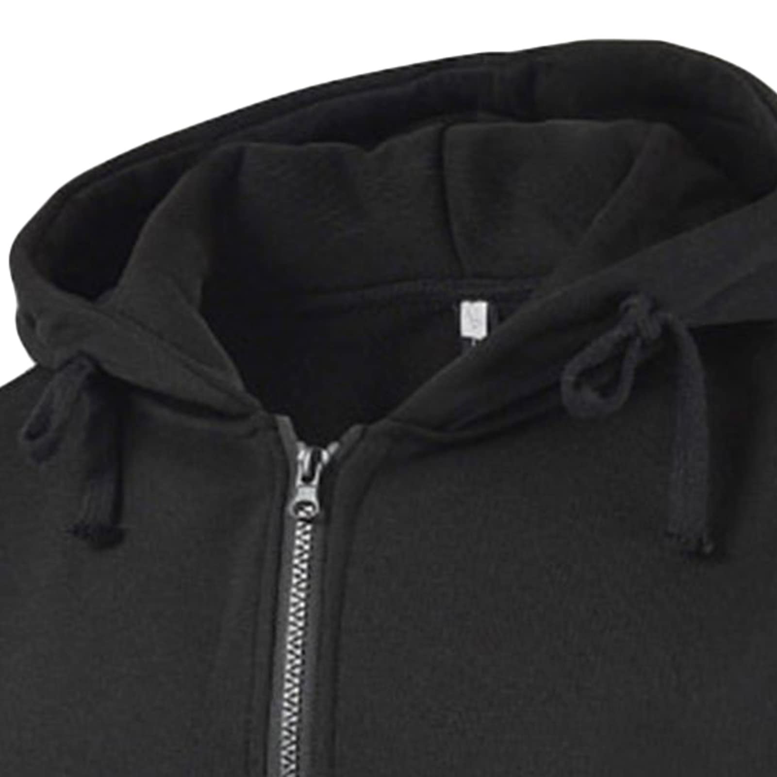 Maiyifu-GJ Zip Up Hoodie Tank Tops for Men Fleece Lined Sleeveless Hooded Shirt Casual Lightweight Warm Zipper Hoodies Vests (Black,X-Large)