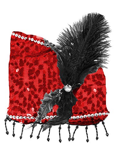 Das Kostümland Charleston sequin handbag - color choice (red)