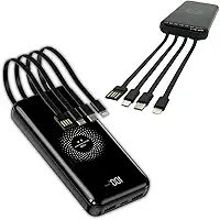 Carregador Portátil Power Bank 20.000mAh, Carregador Indução até 15 horas de bateria, compatível com iPhone, Samsung, Motorola e Xiaomi - Steel Hook