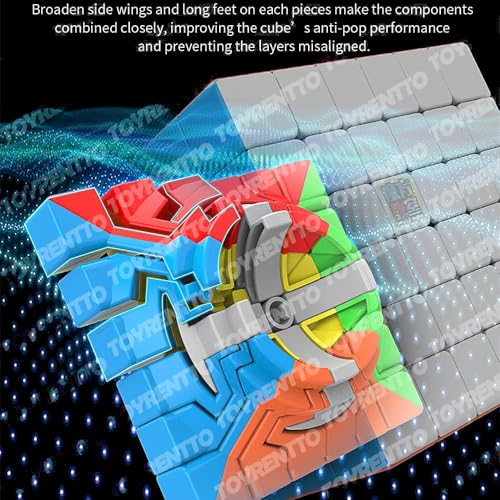Image of Moyu Meilong 6x6 Speed Cube Smooth Turning Stickerless Puzzle Toy for Beginners and Professionals High Performance 6x6 Cube for Kids and Adults