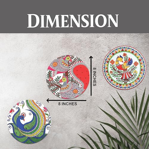 Image of Rousrie Home Decor Wall Hangings for Living Room | Wall Hanging Decorative Items | Decoration Items for Home | Waterproof Film (Color 2)