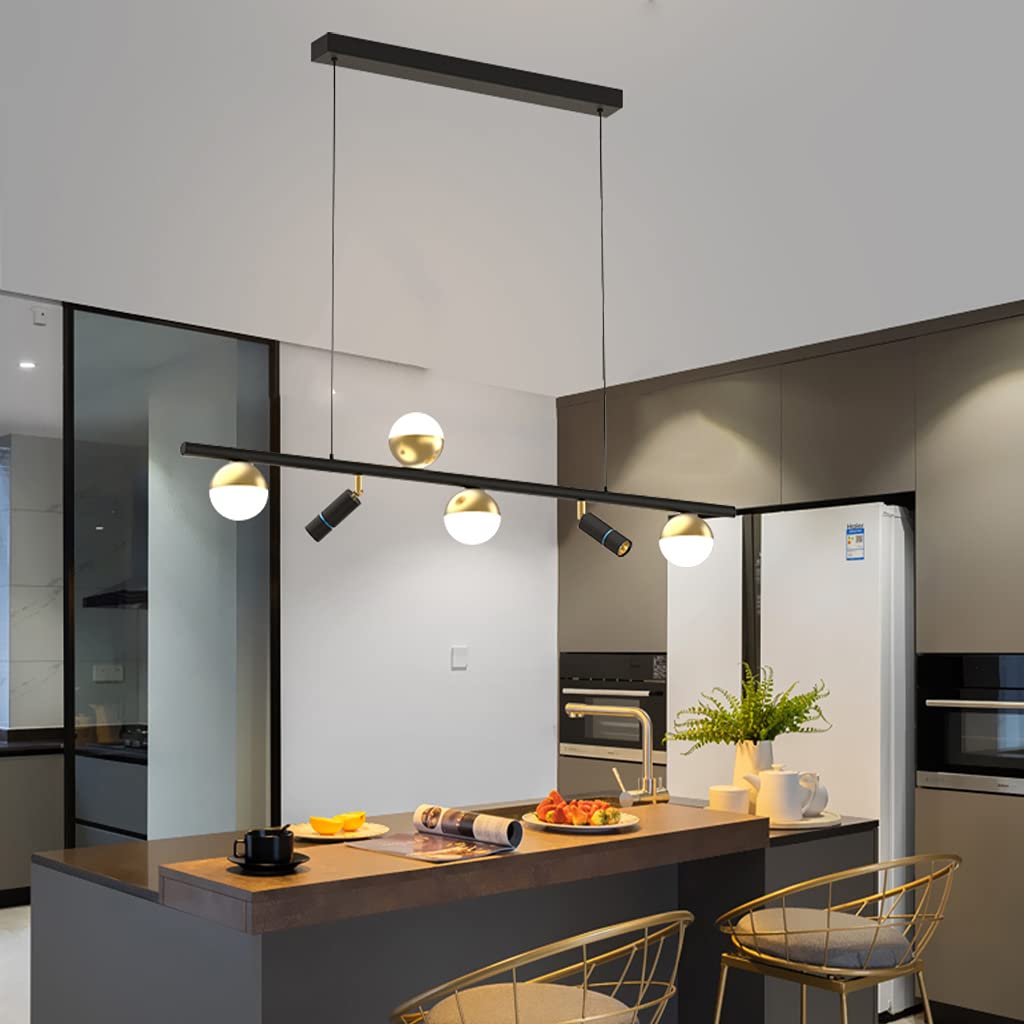 Lampe suspendue LED en fer et acrylique au design créatif et finitions premium