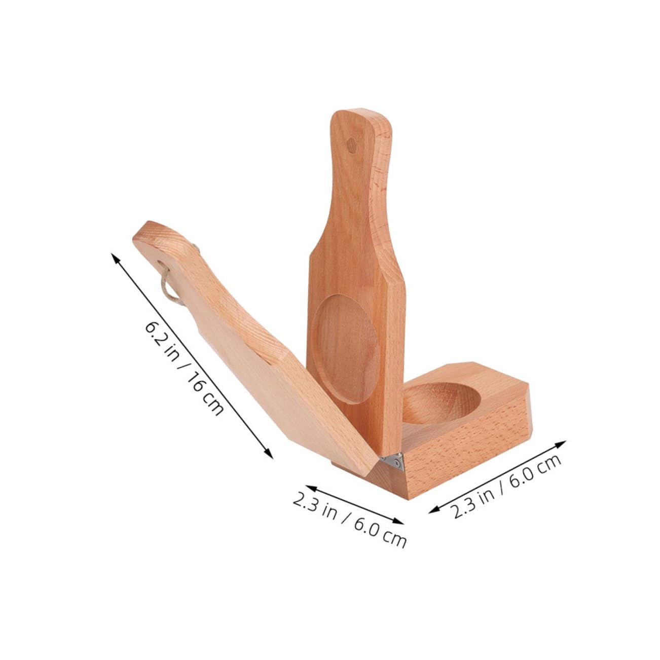 KICHOUSE Manual Potato Press for Tostones Smasher Tool Convenient Kitchen Utensil for Making Fried Snacks and Baked Goods and Space Saving Design