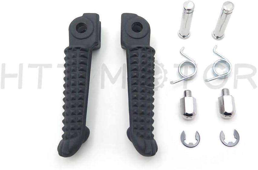 SMT-Reposapiés delantero negro compatible con Yzf-R1 Yzf-R6 Yzf R6 R1 1999-2011 B00RUERFR0