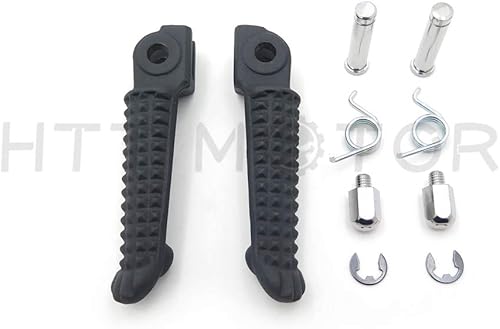 SMT-Reposapiés delantero negro compatible con Yzf-R1 Yzf-R6 Yzf R6 R1 1999-2011 B00RUERFR0