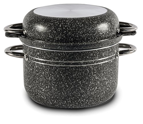 Beaver Brand Set Pentole da Campeggio Stone Rock 22 Stone Rock 22, Grigio/Multicolore, 9 Pezzi