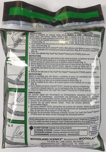 Woodland Scenics WSB78 B78 Loading Goods Grinding Agent Gravel Gravel Decorative Sand Medium Dark Brown Approx. 230 g - Image 3