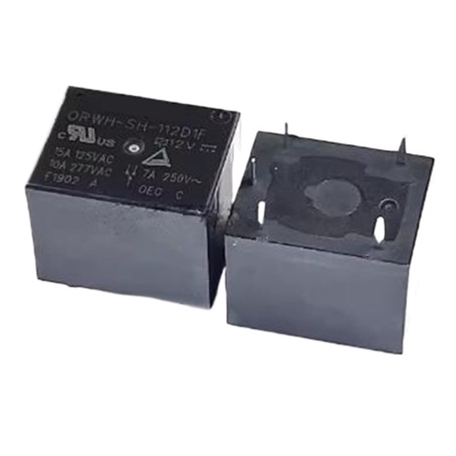 Relais 12V 10A ORWH-SH-112D1F à 5 broches pour circuit imprimé électronique