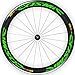 PEGATINEA Mavic Cosmic Ultimate WH18 - Adesivo per Bicicletta, 29", Verde Fluo